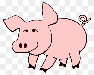 Pig Clipart - Pig Cartoon - Png Download