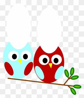 Owl Clipart Red - Transparent Background 1st Birthday Clipart - Png Download