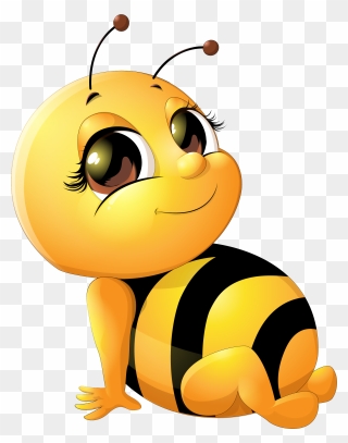 Bee Infant Clip Art - Bee Cartoon - Png Download
