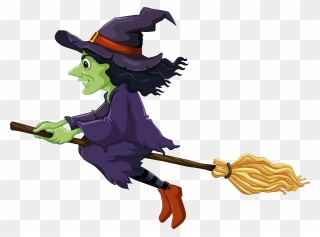 Halloween Witch Clipart - Witch Clipart - Png Download