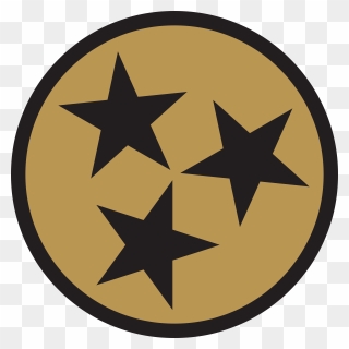 Tri Star Clipart - Vector Tennessee Tri Star - Png Download