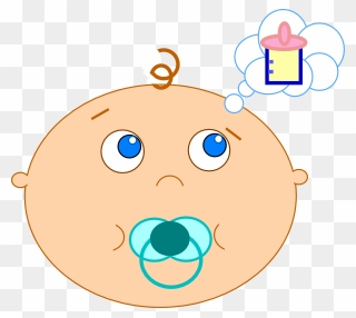 Hungry Baby Clip Art At Vector Clip Art - Baby Clipart Hungry - Png Download