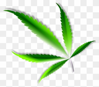 Weed Openclipart Clipart - Neon Cannabis Png Transparent Png