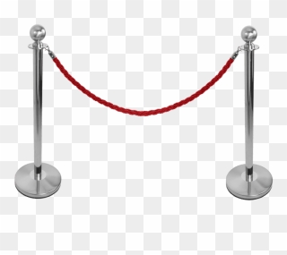 Red Rope Barrier - Red Rope Barrier Png Clipart