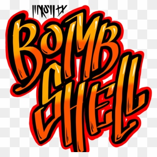 “bomb Shell” Graffiti Street Urban Lettering Typography - Illustration Clipart