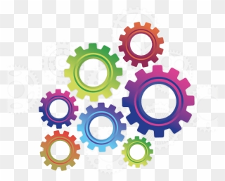 Good Gadgets - Color Gear Icon Png Clipart