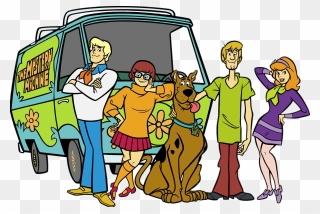 Scooby Doo Clipart Mystery Machine - Scooby Doo And Mystery Machine - Png Download