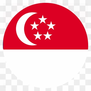 Singapore - Logo Singapore Flag Png Clipart