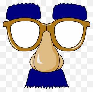 Groucho Glasses Wikipedia - Funny Glasses Clip Art - Png Download