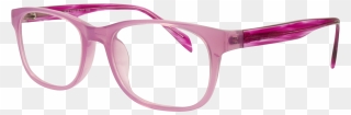 Pink Glasses Frame - Spectacles With Coloured Frame Clipart