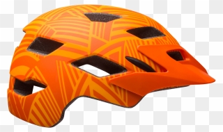 Bell Sidetrack Helmet Orange Clipart