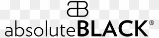 Absolute Black Logo White Clipart