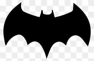 Bat Silhouette - Batman Telltale Bat Symbol Clipart