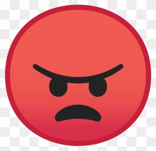 Hasira - Emoji Angry Face Png Clipart
