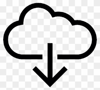 Cloud With Arrow Icon Clipart