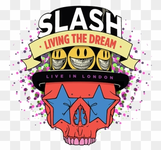 Slash Live Emblem - Illustration Clipart