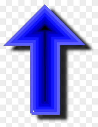 Blue Arrow Png Clipart - Animated Arrow Going Up Transparent Png