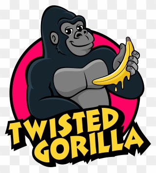 Twisted Gorilla Logo"  Class="footer Logo Lazyload - Cartoon Clipart