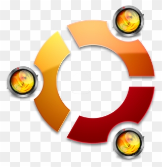 Left-small - Logo Ubuntu Operating System Clipart