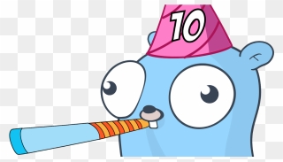 Golang Mascot Clipart