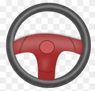 Big Image - Steering Wheel Clip Art - Png Download
