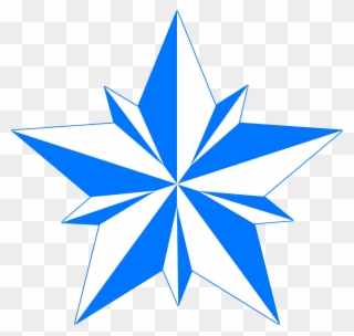 Star Clipart Blue - Geometric Design Dale Seymour Math Worksheet - Png Download