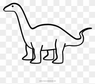 Brontosaurus Drawing Easy Jpg Library Stock - Brontossauro Desenho Clipart
