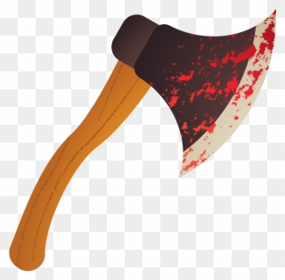 Axe - Bloody Axe Png Transparent Clipart
