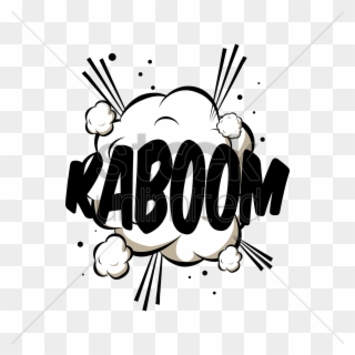 Free Download Kaboom Graphic Clipart Drawing Clip Art - Kaboom Drawing - Png Download