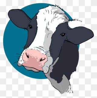 Open - Cow Logo Png Clipart