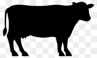 Cattle Clipart Svg - Farm Animals Silhouette - Png Download