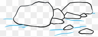 How To Draw Rocks - Drawing Clipart