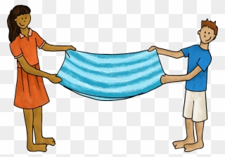 If You Put A Water Balloon In One Pair's Beach Towel, Clipart