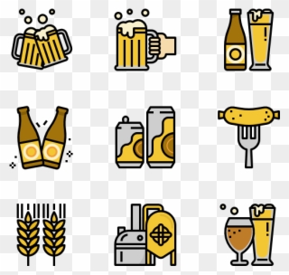 Beer - Alcohol Icon Vector Clipart