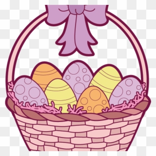 Free Easter Clip Art Butterfly Clipart - Easter Egg Basket Clipart - Png Download