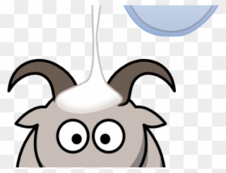 Goats Head Clipart Dairy Goat - Cartoon Goat Baby Blanket - Png Download