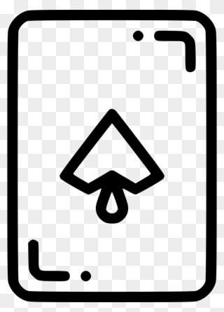 Casino Playing Card Spade Gamble Gambling Luck Comments - Gambling Clipart