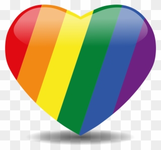 Heart Show Me The Colors Pinterest Rainbows - Rainbow Heart Transparent Background Clipart