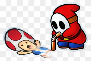 There's Official Art - Paper Mario Color Splash Shy Guy Clipart