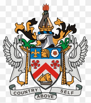 St Kitts Nevis Coat Of Arms Clipart