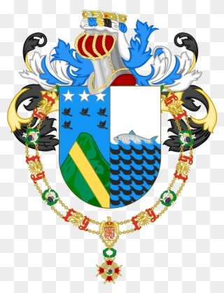 Honours - Coat Of Arms With Order Of Isabella Clipart