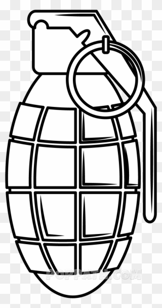 Png Freeuse Download Bmx Drawing Grenade - Line Art Clipart