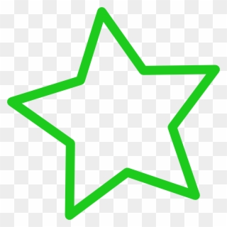 Star Clip Art At Clker - Green Star Clip Art - Png Download