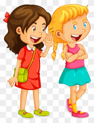 I've Been Struggling With Misophonia Since I Was About - Two Girls Talking Cartoon Clipart
