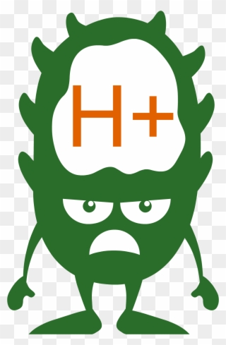 Hydrogren Monster - Cheer A Grumpy Person Clipart