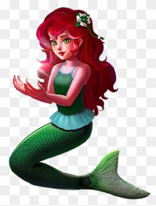 Brynn Was Silently Entertaining Herself By Lighting - Fin Fun Mermaid Brynn Clipart