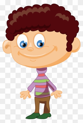 Hansel And Gretel Child Cartoon The Brave Little Tailor - Boy With Curly Hair Clipart - Png Download