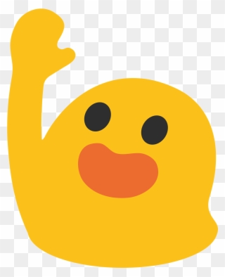 Banner Free Download Hi Five Emoji Transparent Png - Happy Blob Emoji Clipart