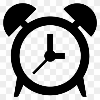 Open - Clock Emoji Black And White Clipart