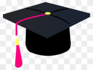 Graduation Clipart Pink - Graduation Cap With Purple Tassel - Png Download